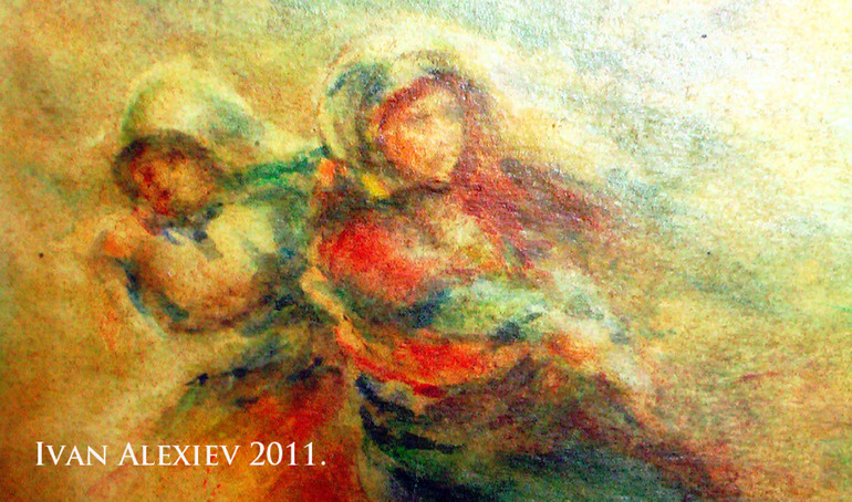 Children in a Storm(Detail), Ivan Alexiev