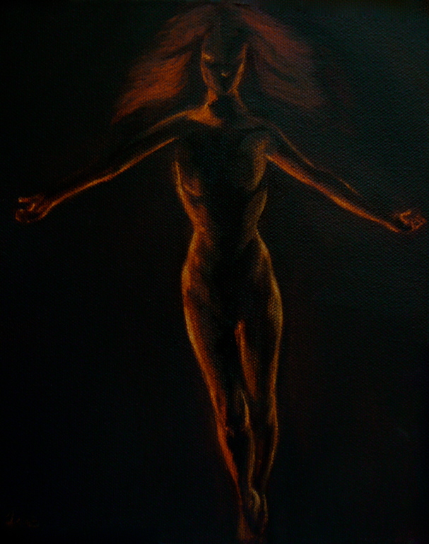Death - 10x8 Oils on Canvas, Jennie Rosenbaum