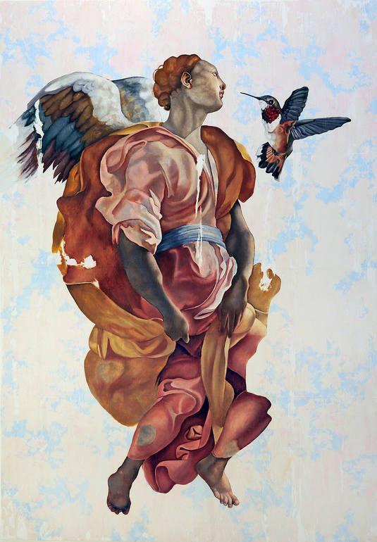 Angel and Hummingbird, Leslie Glenn Damhus
