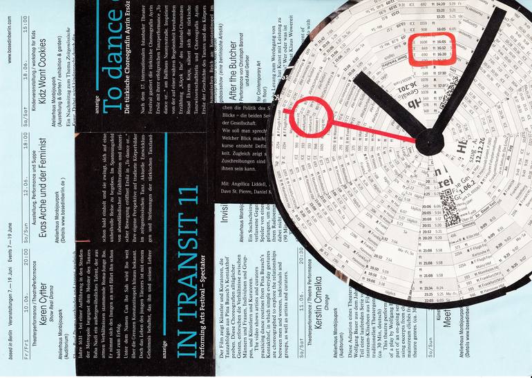 Clock watcher on the Deutsche Bahn, Raymond Leggott