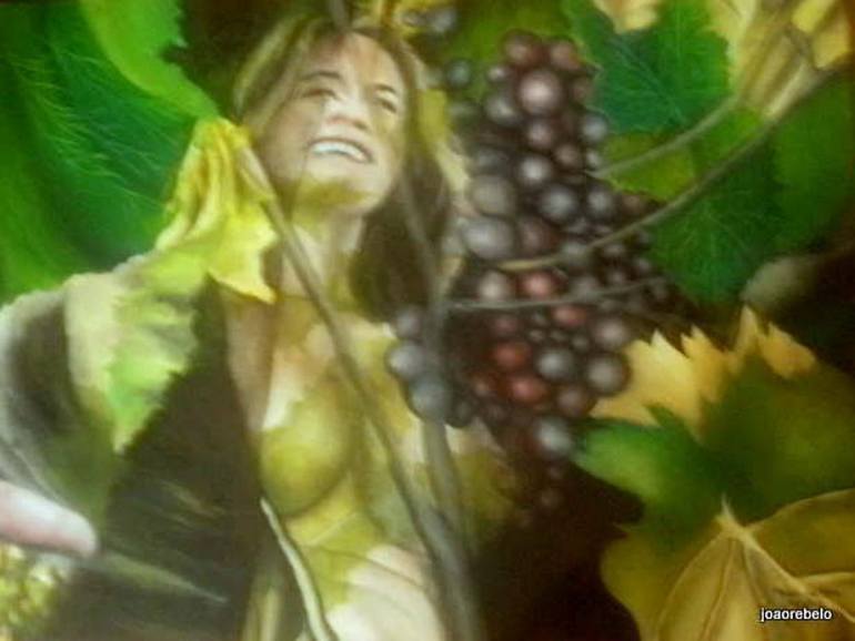 Painting the grapes, joao carlos andrade rebelo