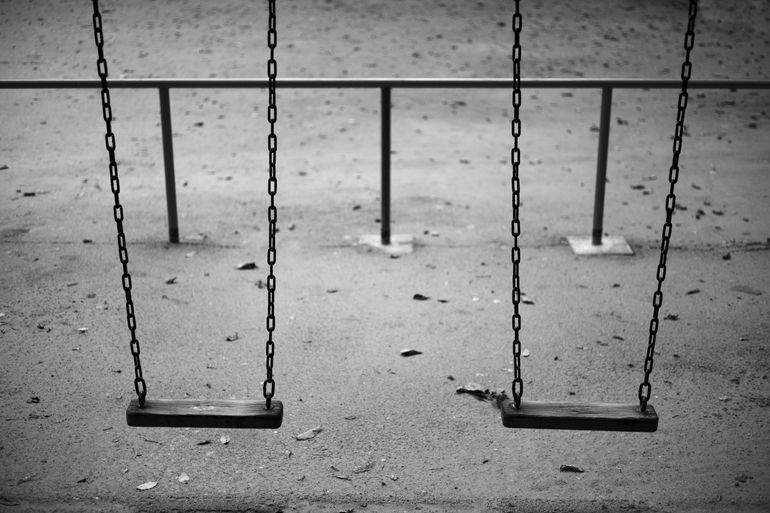 Empty Children's Playground, Not Workrelated