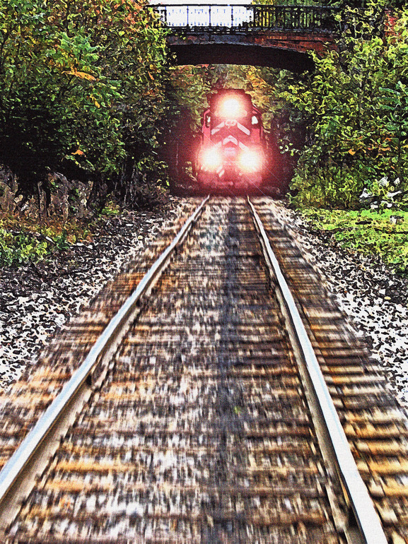Oncoming New England Train, Steve Ohlsen