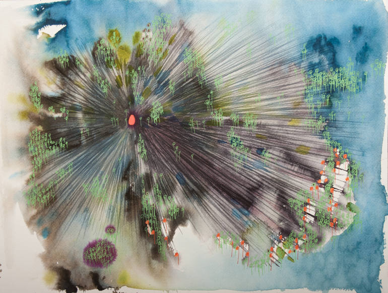Sous les grands arbres #4, Virginie Gallois