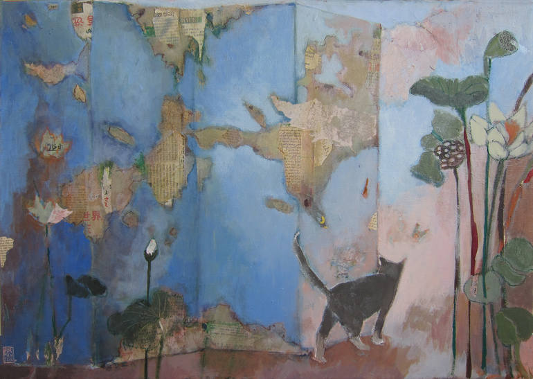 Derriere le Mur...SOLD, justine formentelli