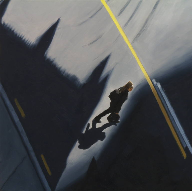 Woman carrying baggage (Sold), Matthew Carter