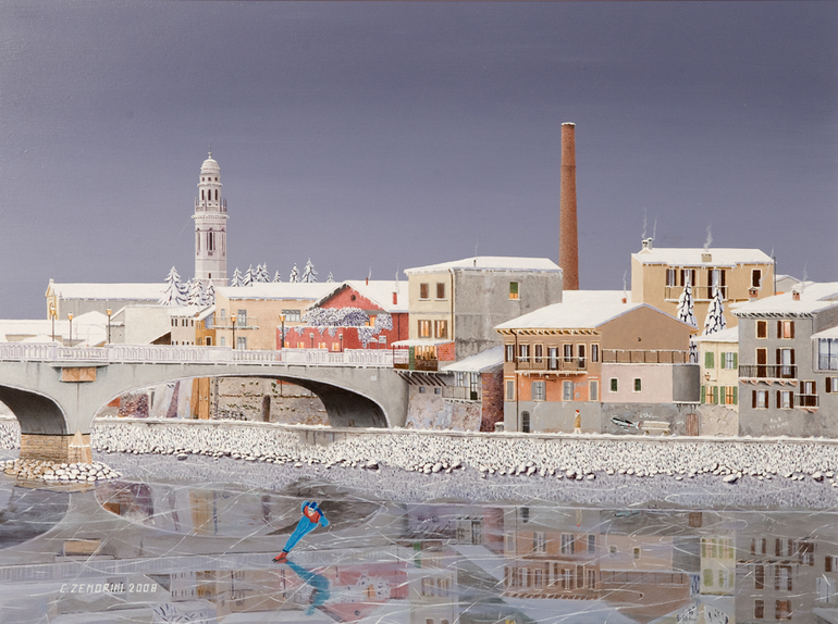 Frozen river, Claudio Zenorini