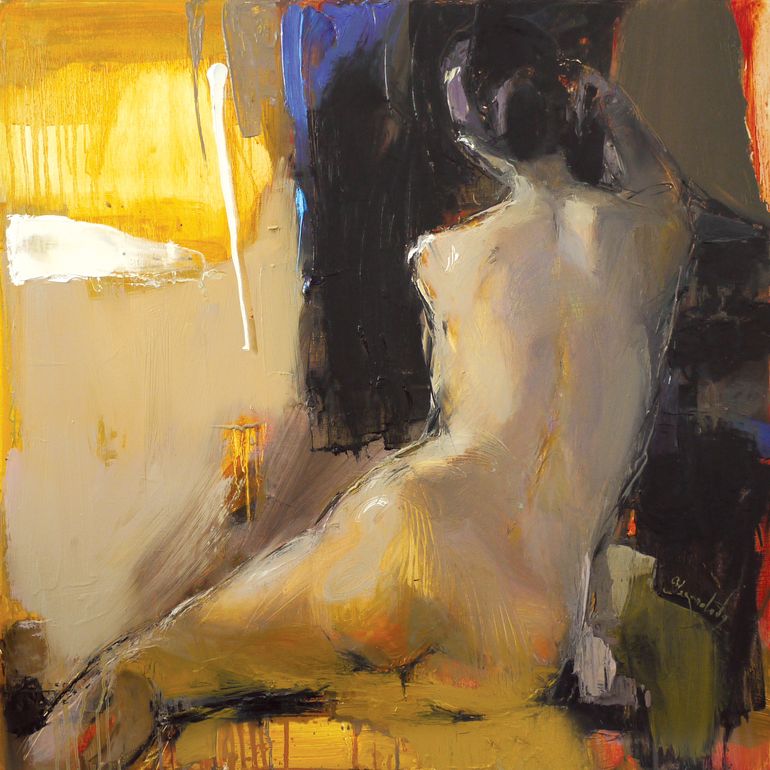 Trying new earrings on