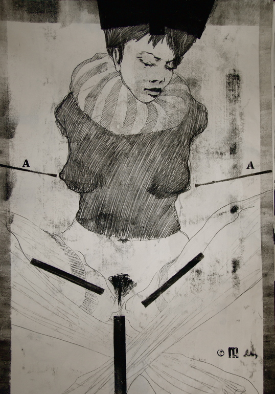 NUDE No. 2720 (100 x 70 cm), Michael Lentz