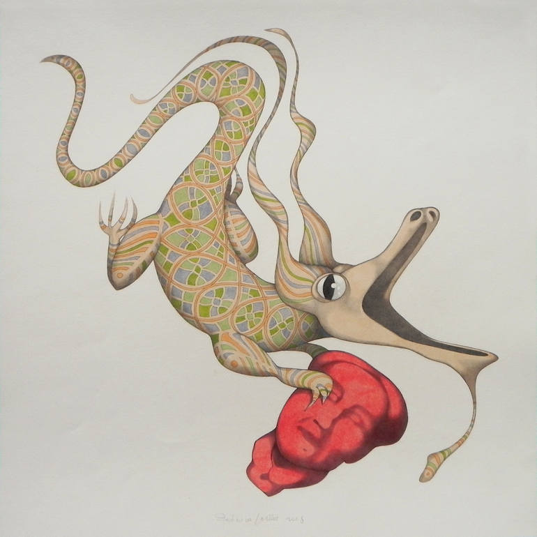 Dragon with Mao's head, Federico Cortese