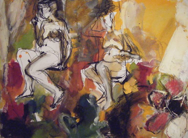 on the swings, Fotini Hamidieli