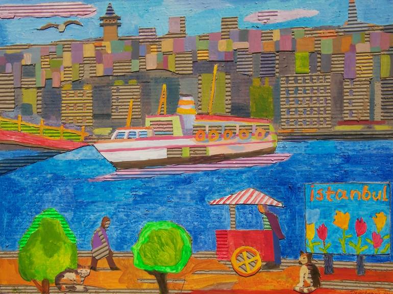 istanbul landscape, Lesya Demchenko