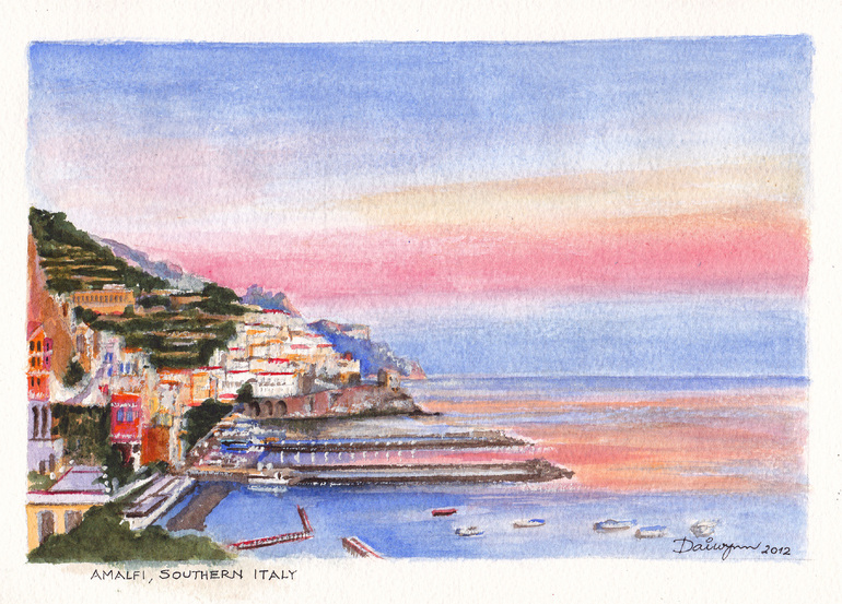 Amalfi Sunset, Dai Wynn
