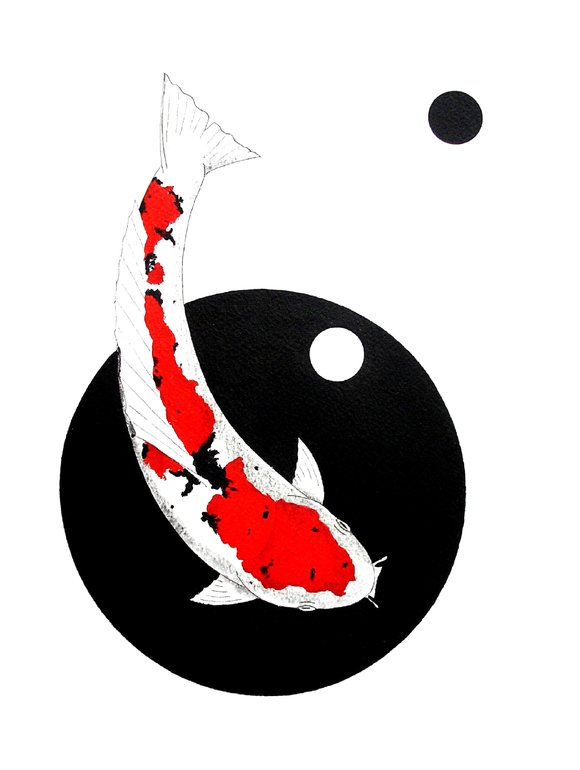 Koi Sanke Circles Nishikoi , Gordon Lavender