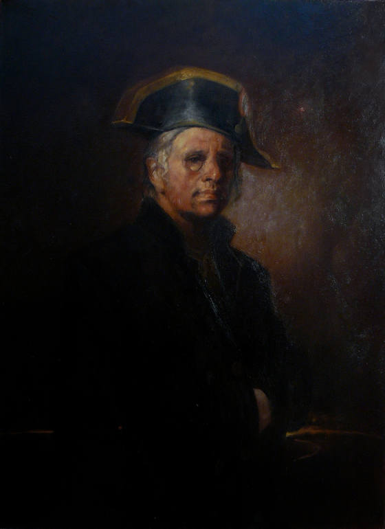 Portrait of Odd Nerdrum (SOLD), Richard T Scott