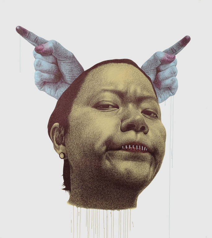 A pig, seungyea park