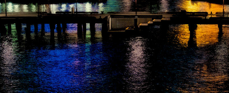 Night Wharf Watching No 3, Peter Bastaja