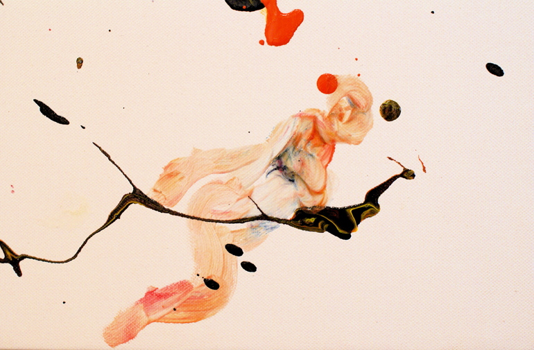Detail of Playing with Death, Kim Barry