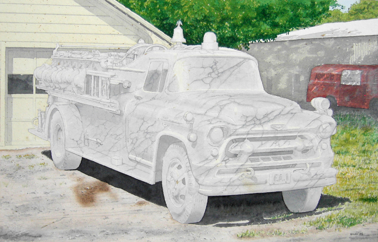 ASHVILLE'S MARBLE FIRE-TRUCK PROJECT, Roland Baladi