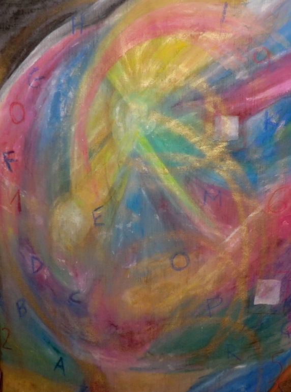 color x spirit/ number = universe x word/ language. (private collection), Marco Favazzi