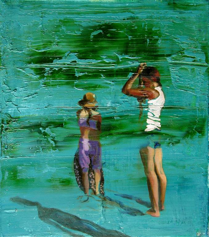 Figures on the shore (sold)